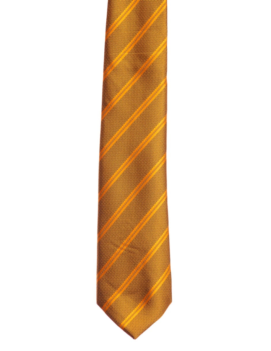 Corbata regular estampado a rayas para hombre 3