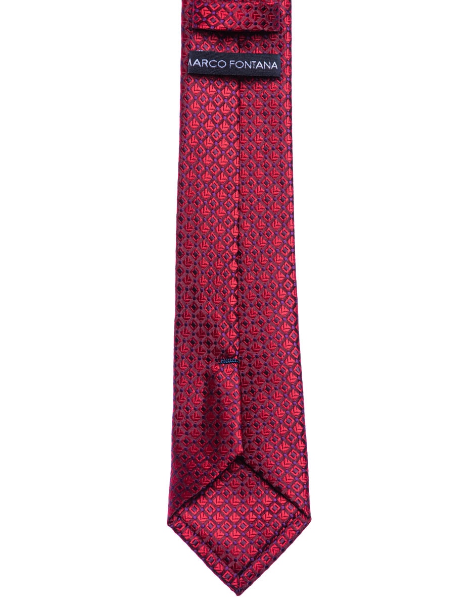 Corbata Marco Fontana regular estampada para hombre 3