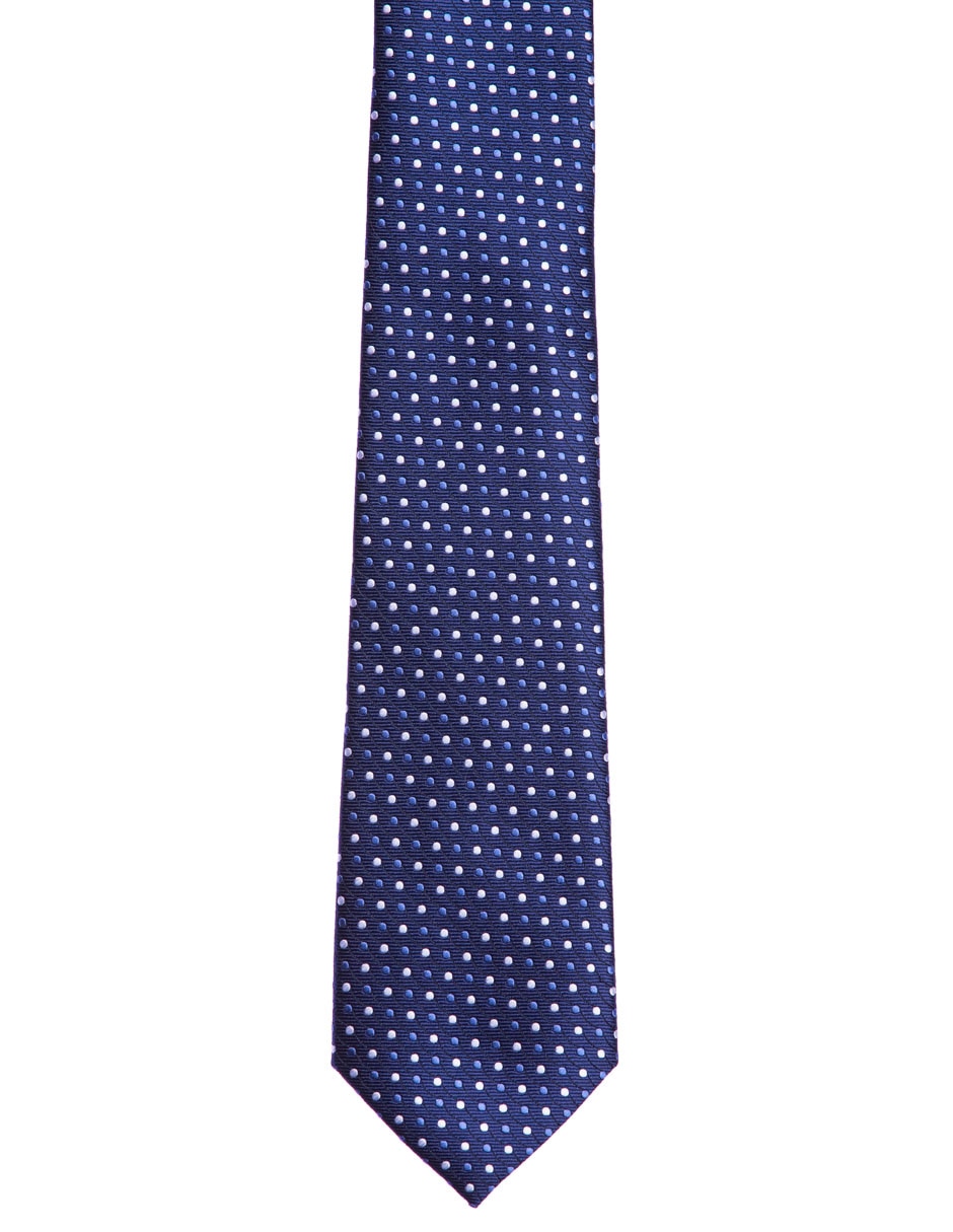 Corbata Marco Fontana regular estampado lunares para hombre 2