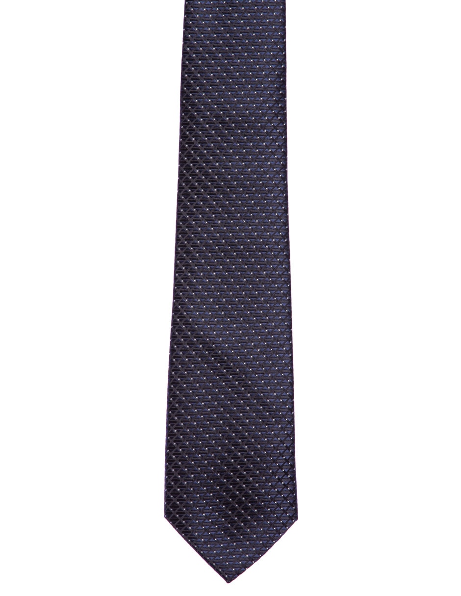 Corbata regular estampado a cuadros para hombre 2