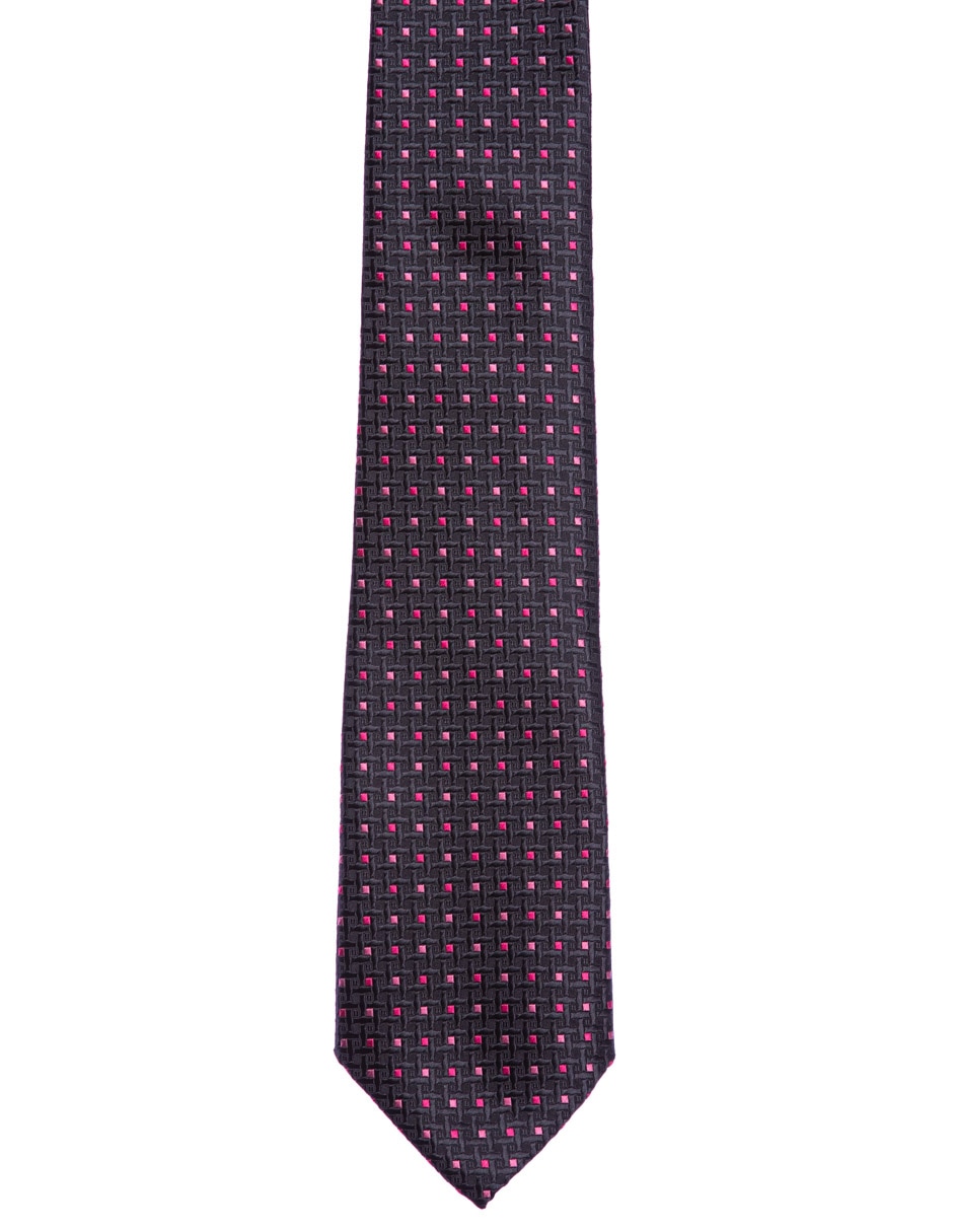 Corbata Marco Fontana regular estampado a cuadros para hombre