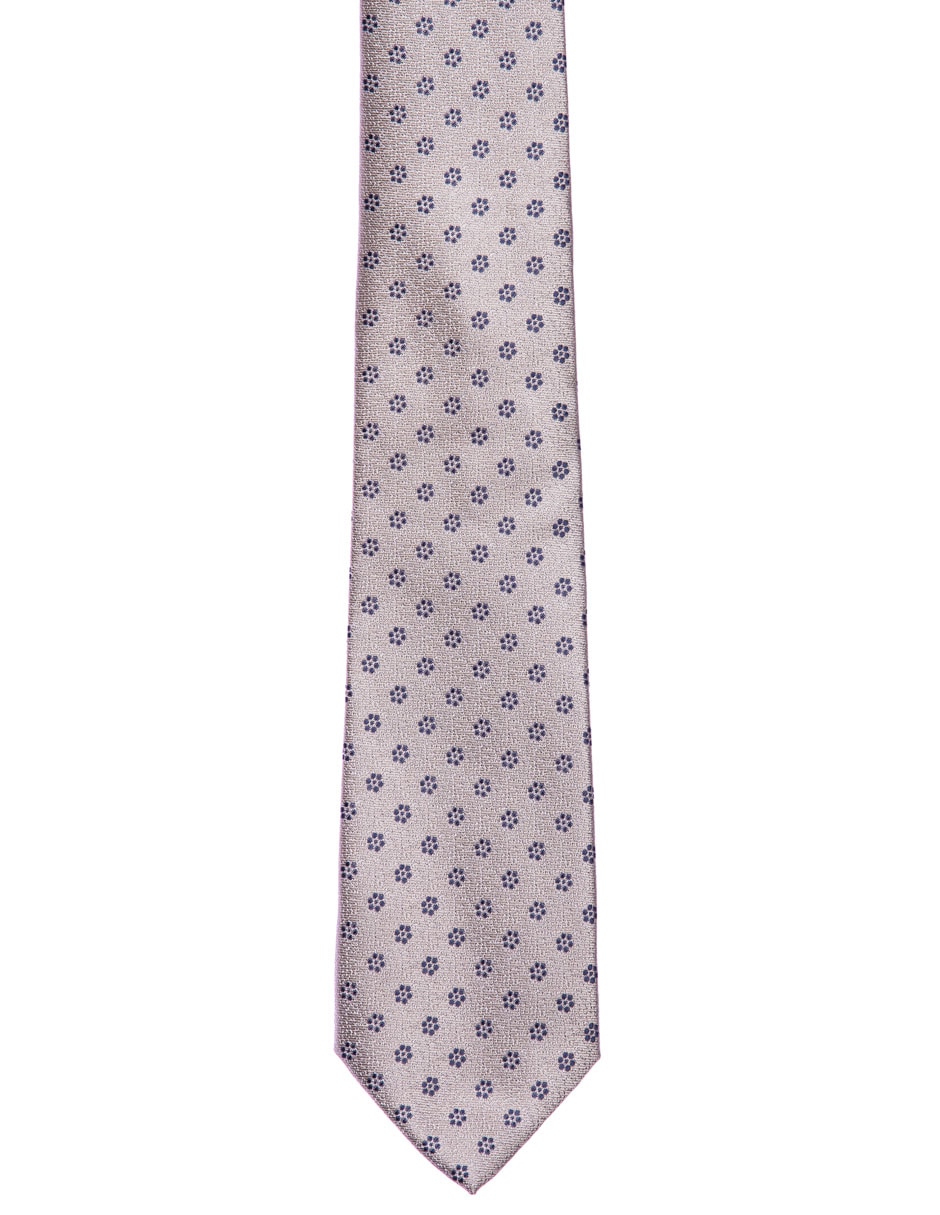 Corbata regular estampado floral para hombre 3