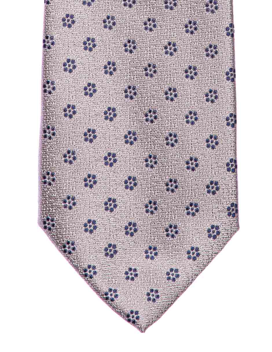 Corbata regular estampado floral para hombre