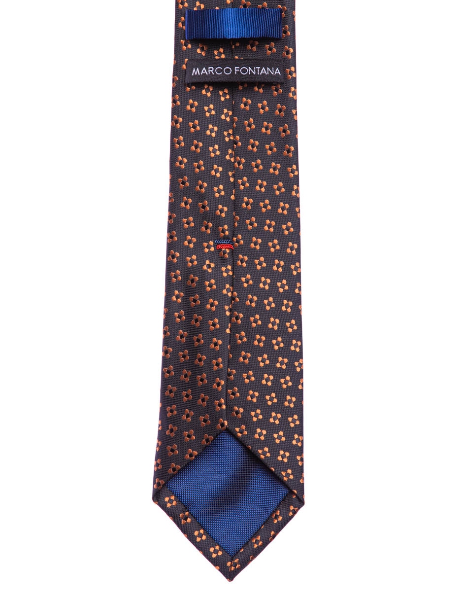 Corbata Marco Fontana regular estampado floral para hombre 3