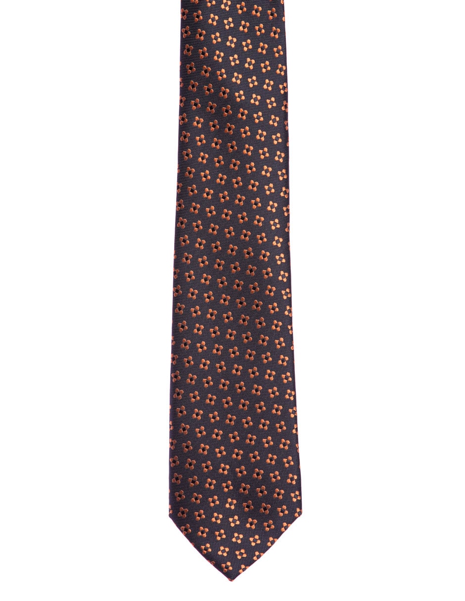 Corbata Marco Fontana regular estampado floral para hombre 2