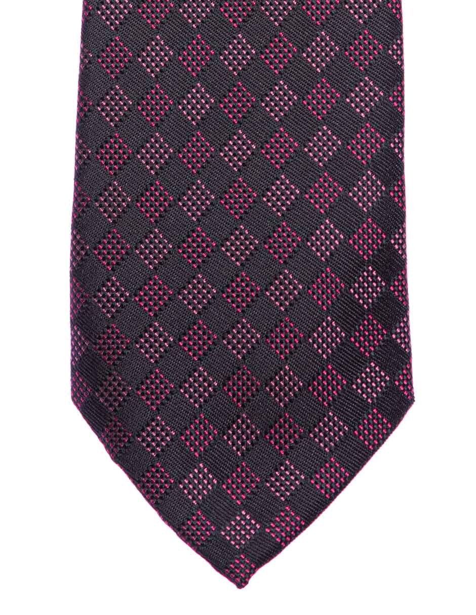 Corbata Marco Fontana regular estampado a cuadros para hombre