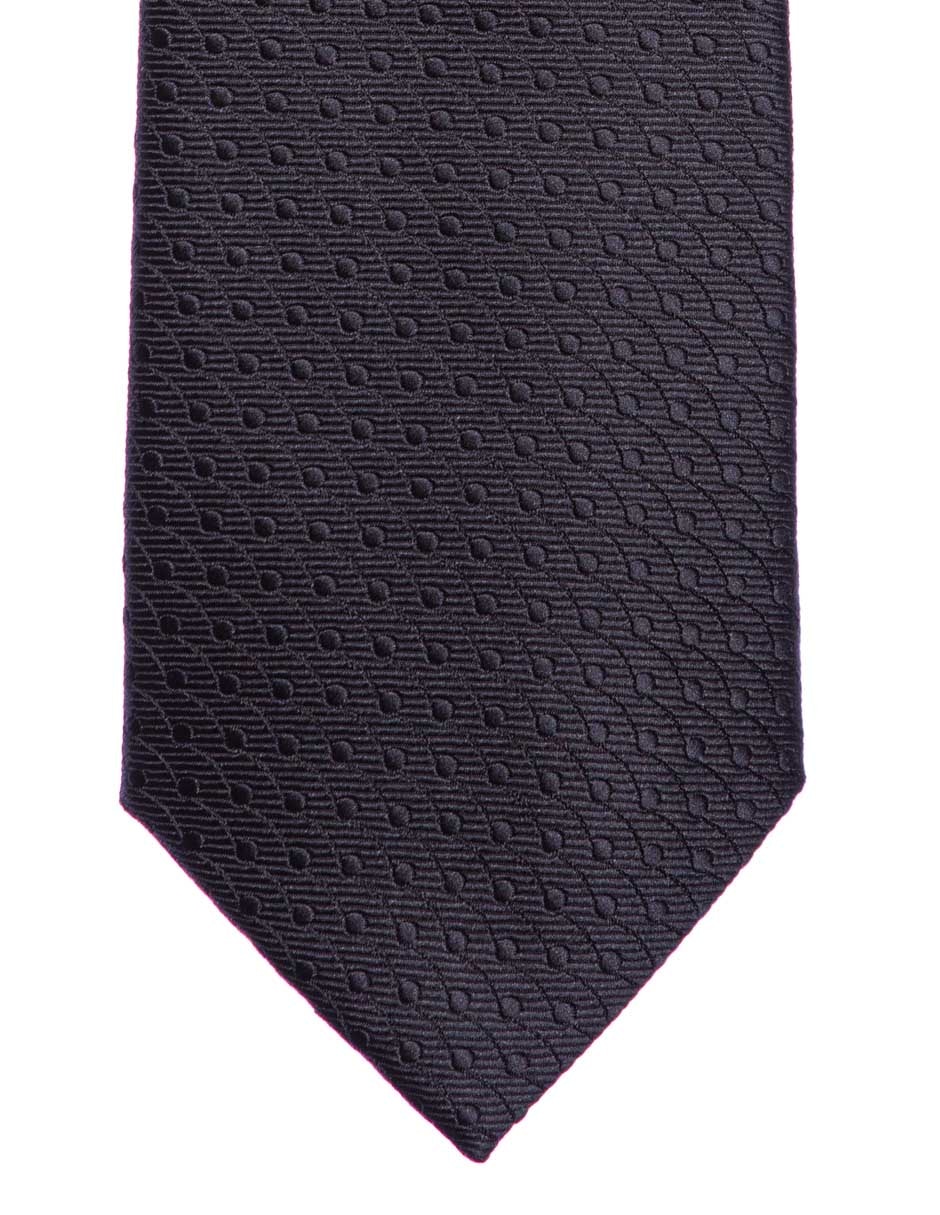 Corbata regular estampado lunares para hombre