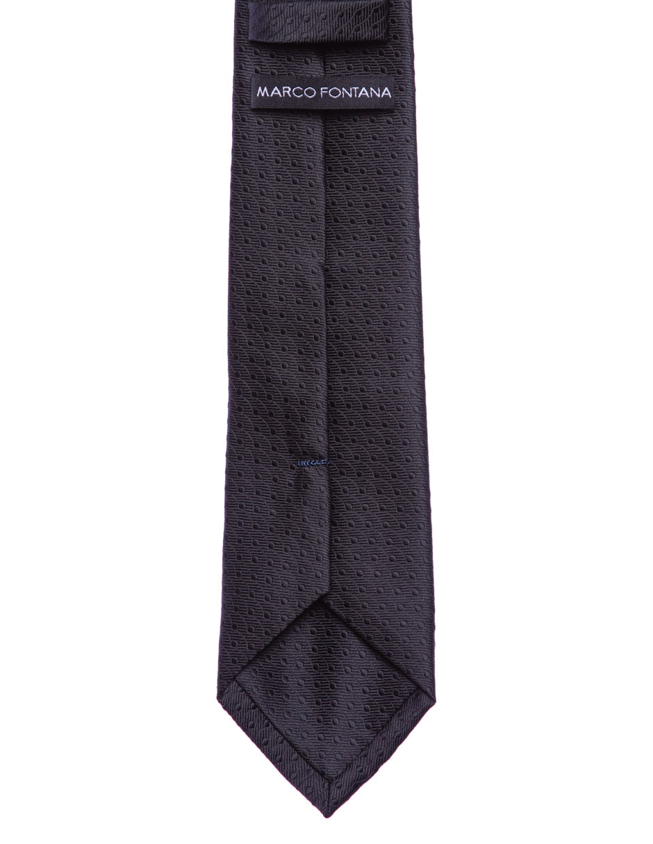 Corbata regular estampado lunares para hombre