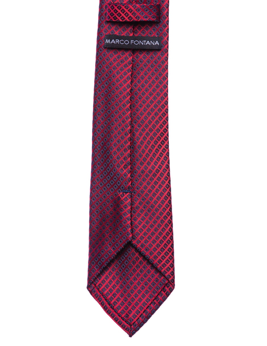 Corbata regular estampado a cuadros para hombre 2
