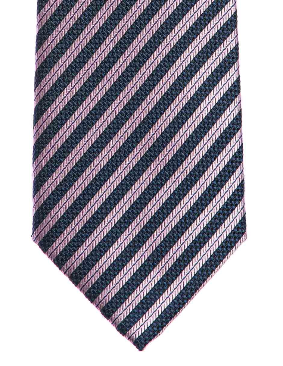 Corbata regular estampado a rayas para hombre