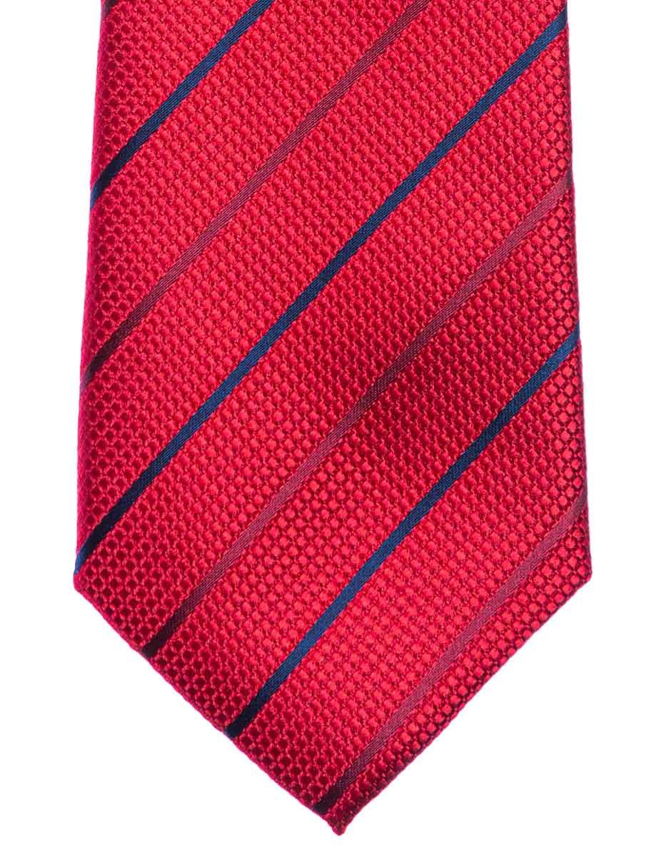 Corbata regular estampado a rayas para hombre