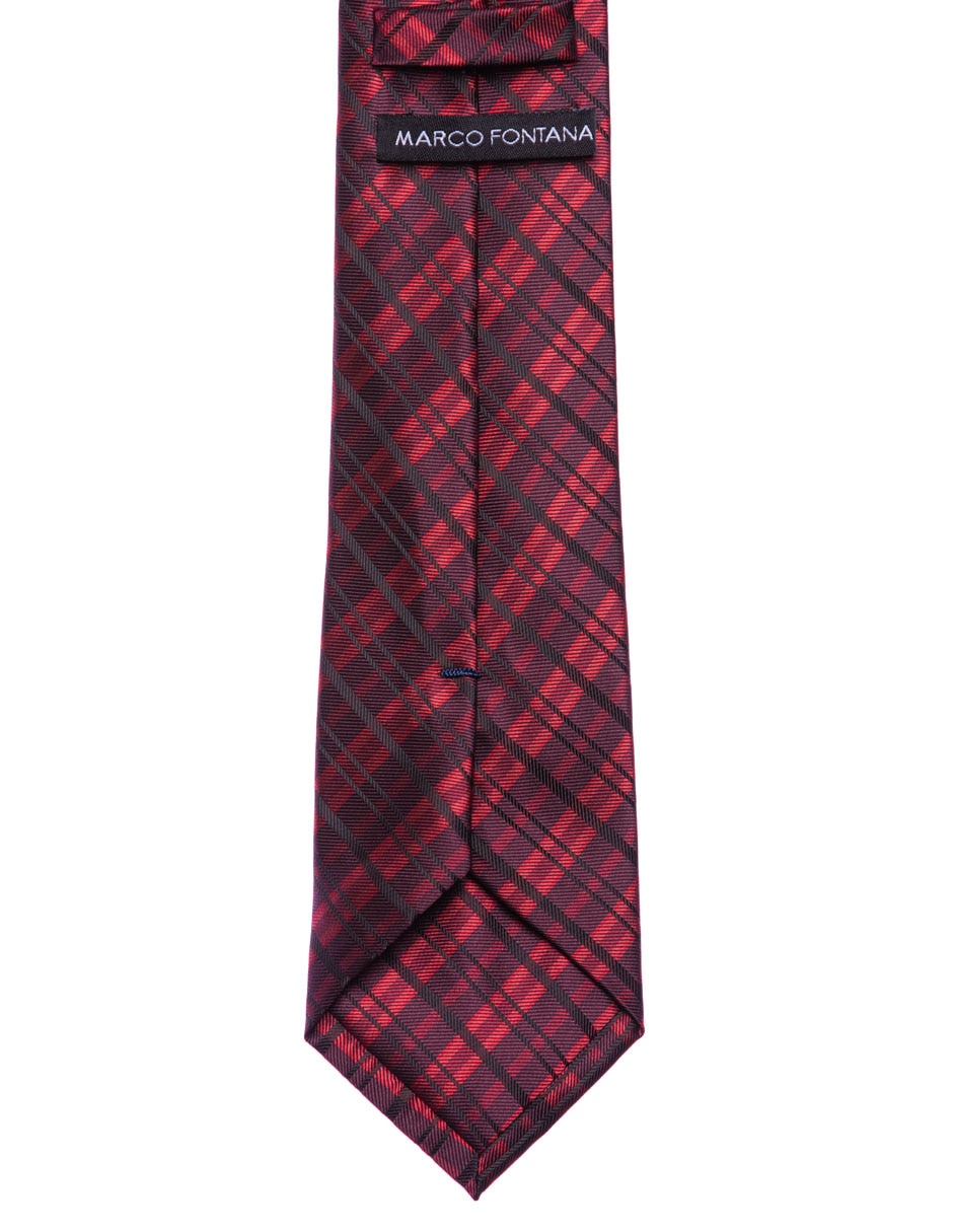 Corbata regular estampado a rayas para hombre 2