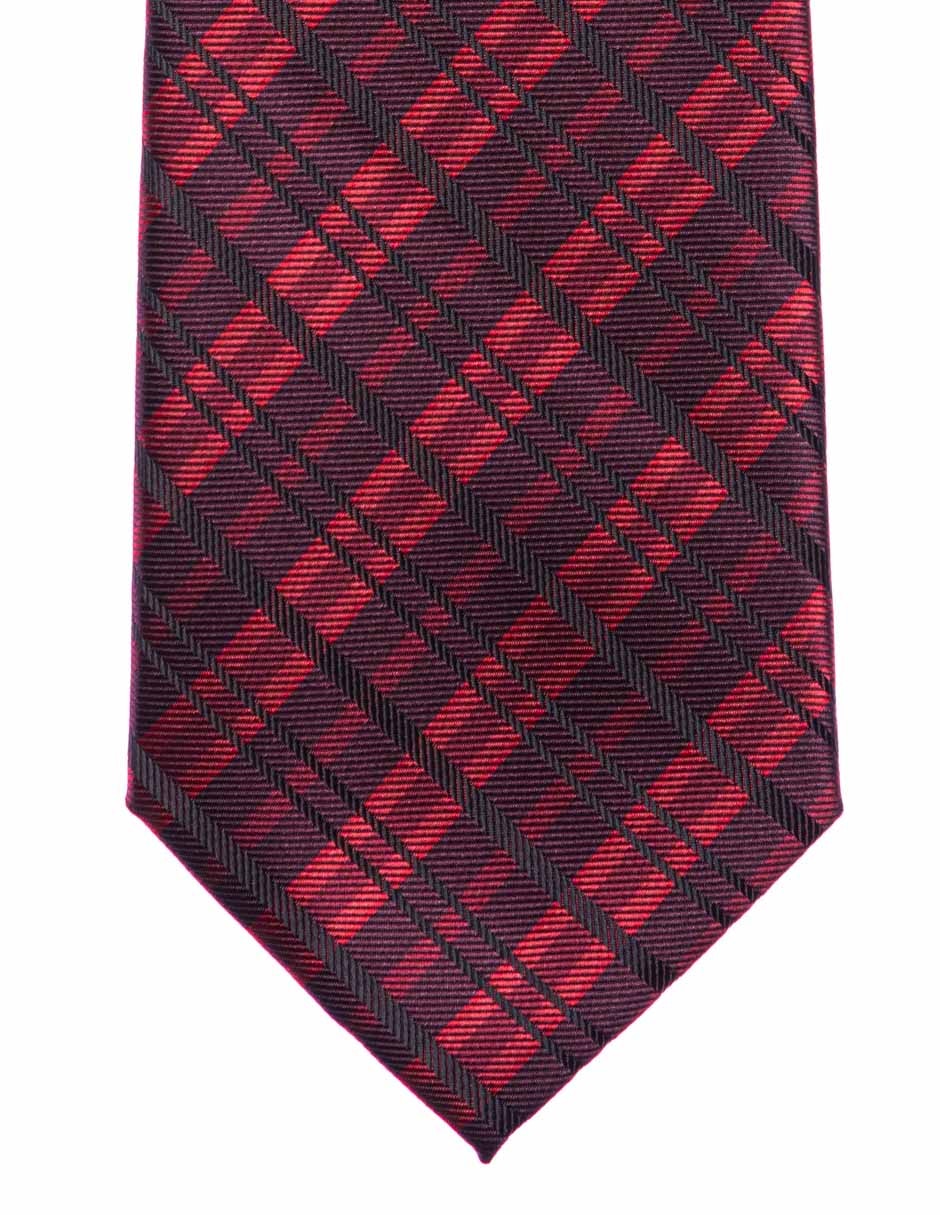 Corbata regular estampado a rayas para hombre