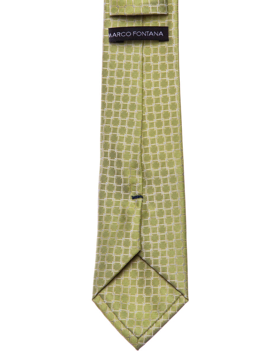 Corbata regular estampado a cuadros para hombre