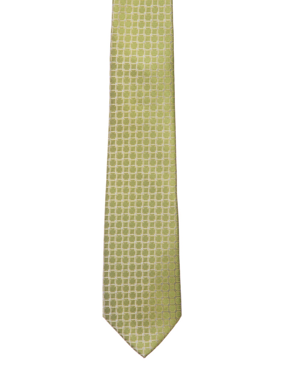 Corbata regular estampado a cuadros para hombre