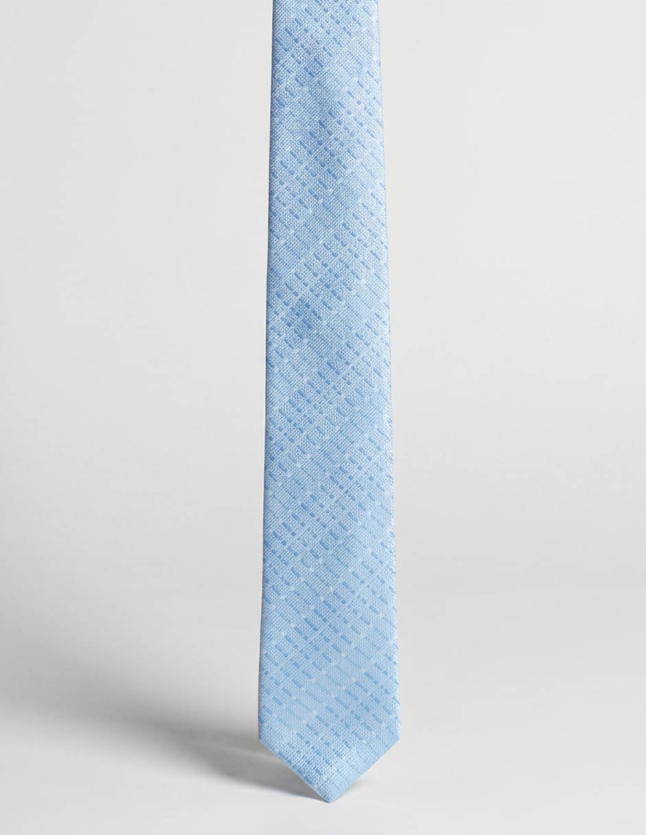 Corbata regular estampado a cuadros para hombre