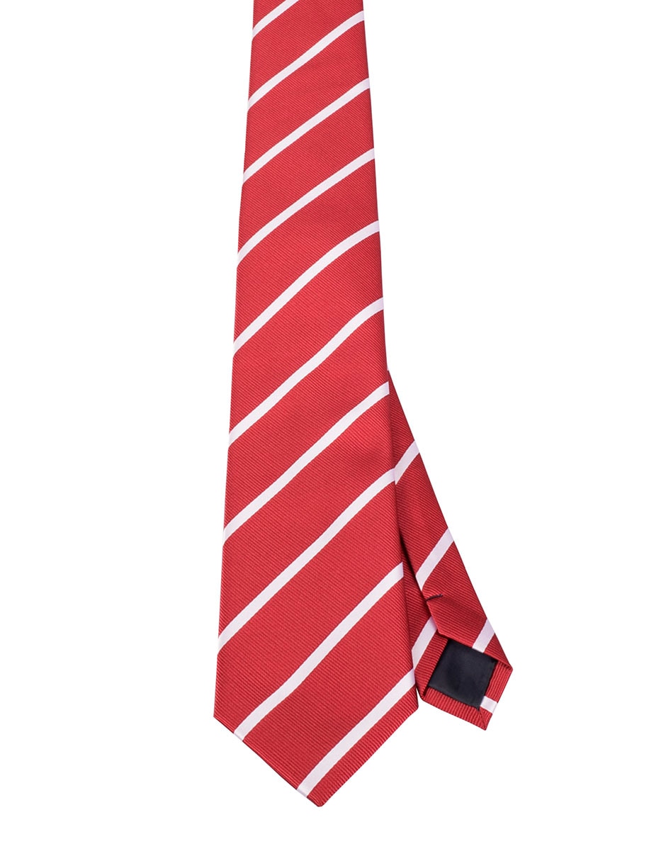 Corbata regular estampado a rayas para hombre