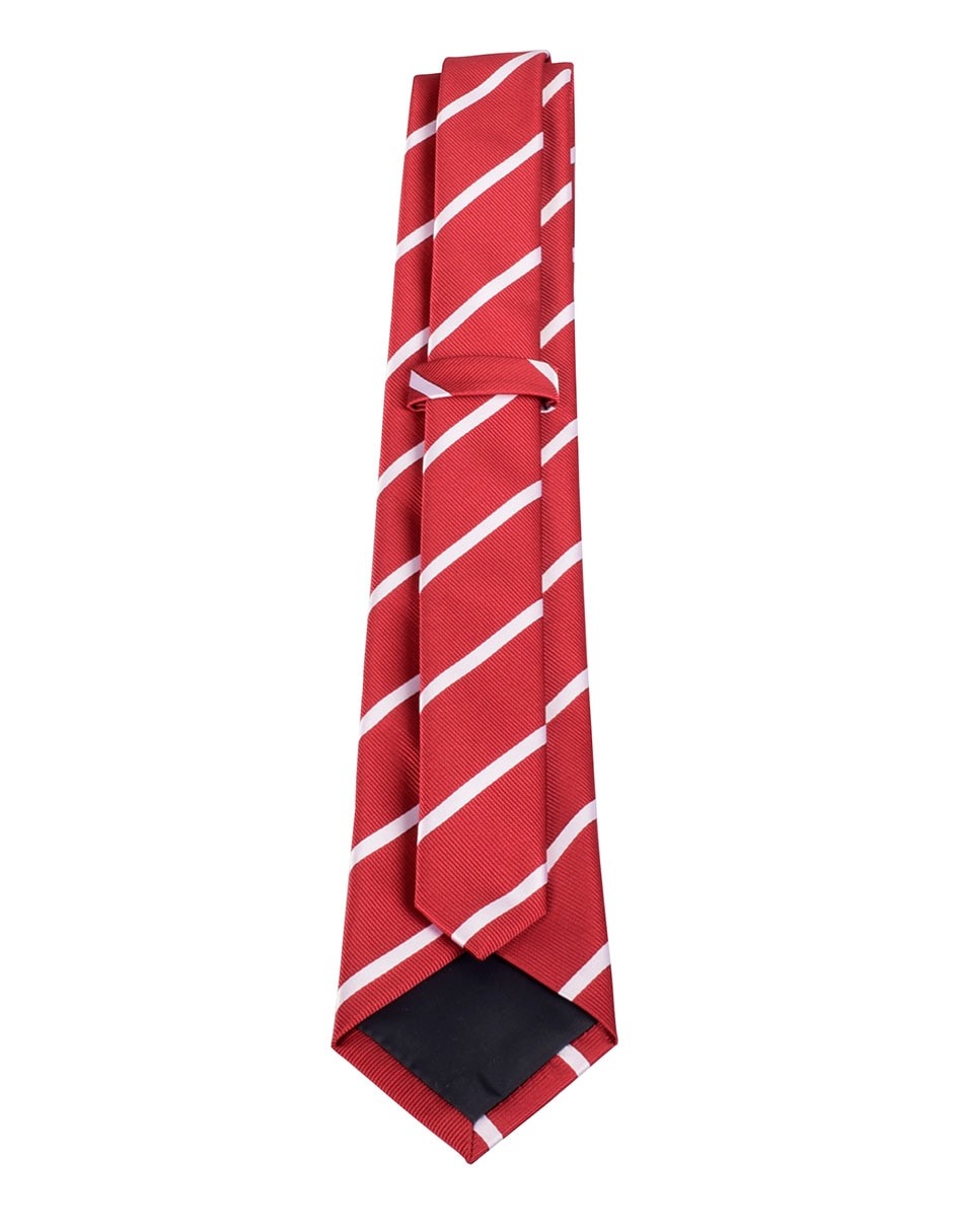 Corbata regular estampado a rayas para hombre 2