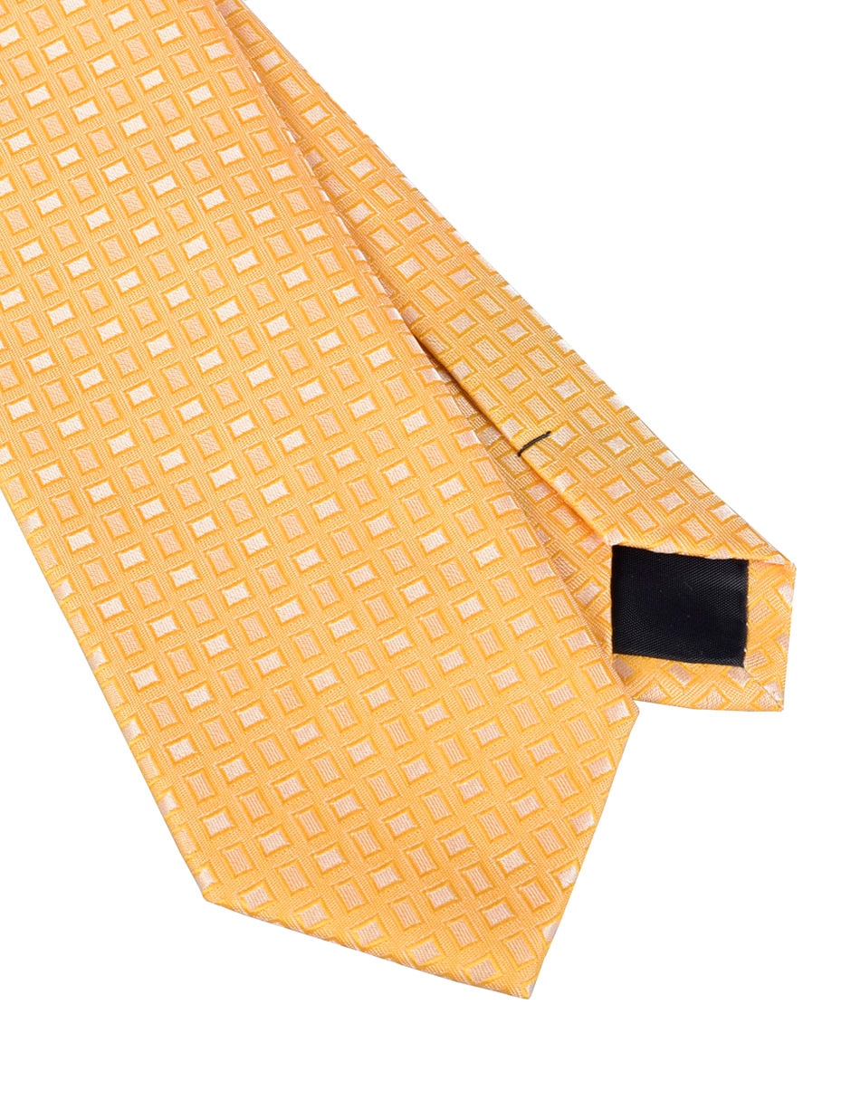 Corbata regular estampado a cuadros para hombre 3