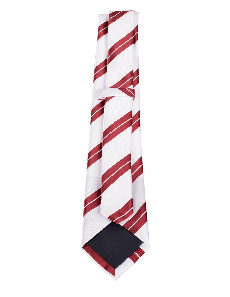Corbata regular estampado a rayas para hombre 2