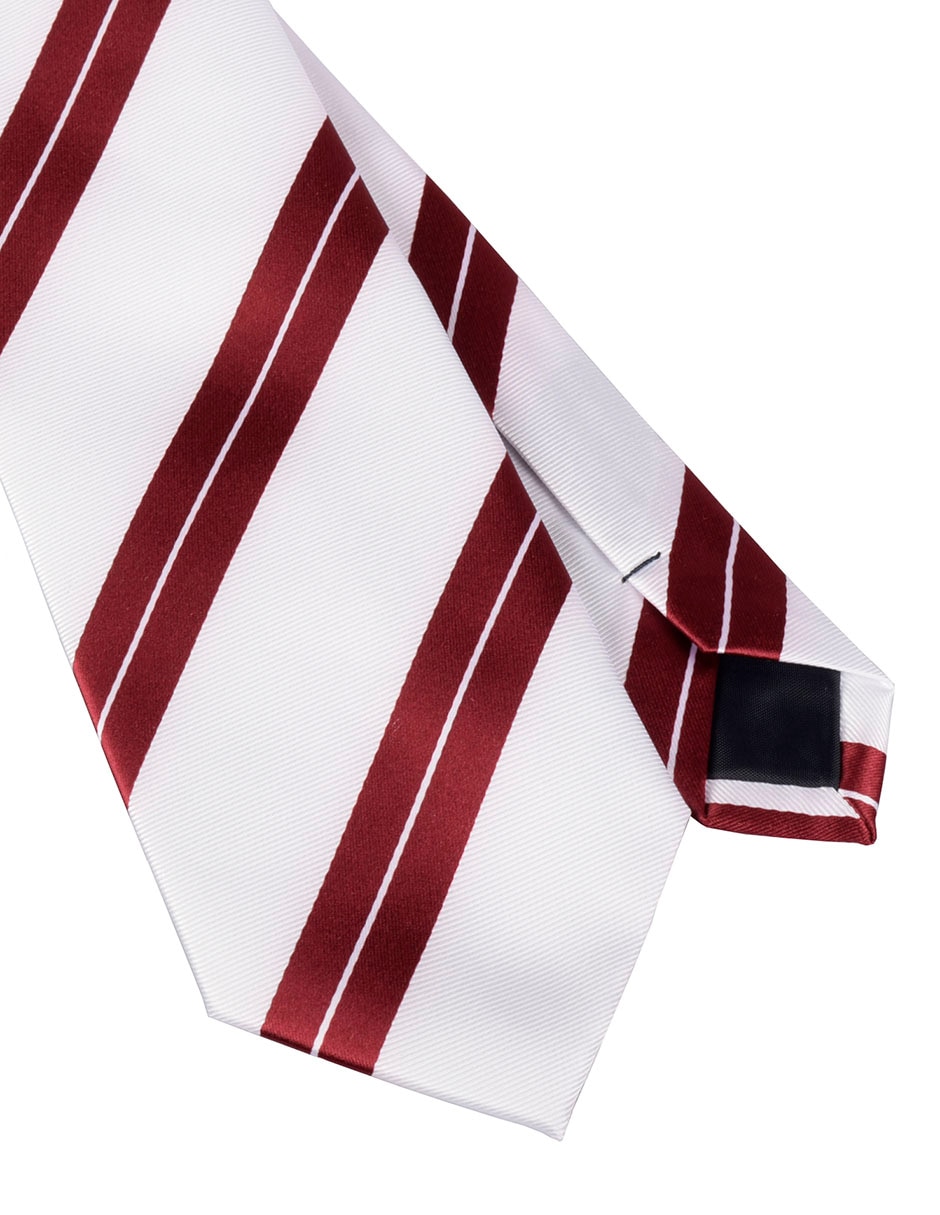 Corbata regular estampado a rayas para hombre 3
