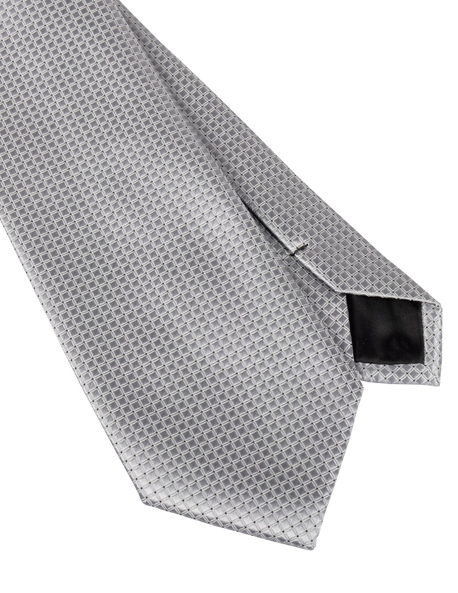 Corbata regular estampado a cuadros para hombre 3