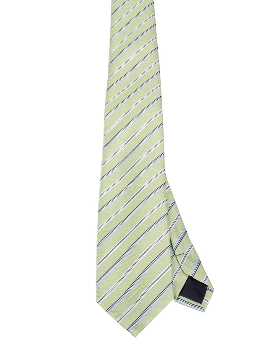 Corbata regular estampado a rayas para hombre
