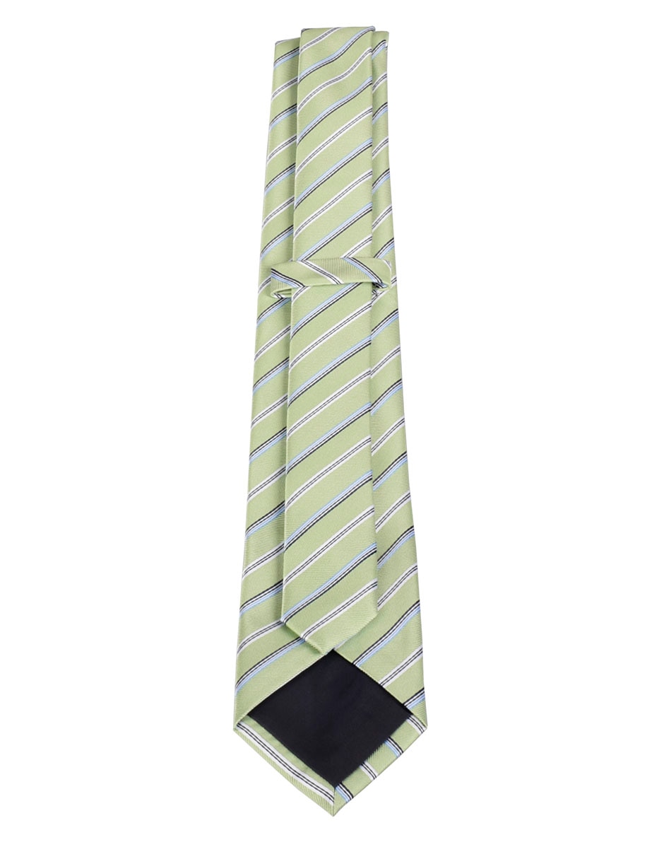 Corbata regular estampado a rayas para hombre 3