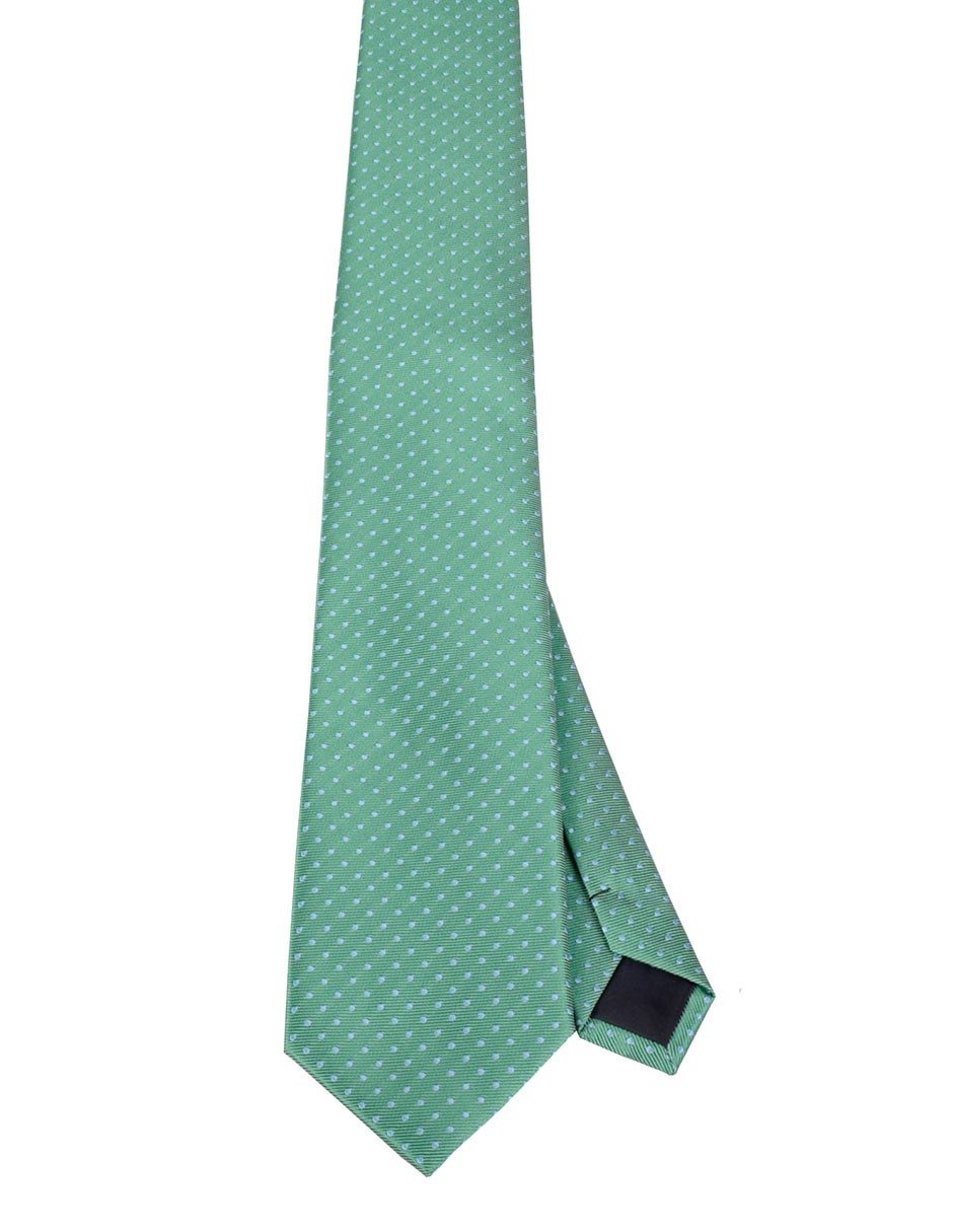 Corbata regular estampado lunares para hombre