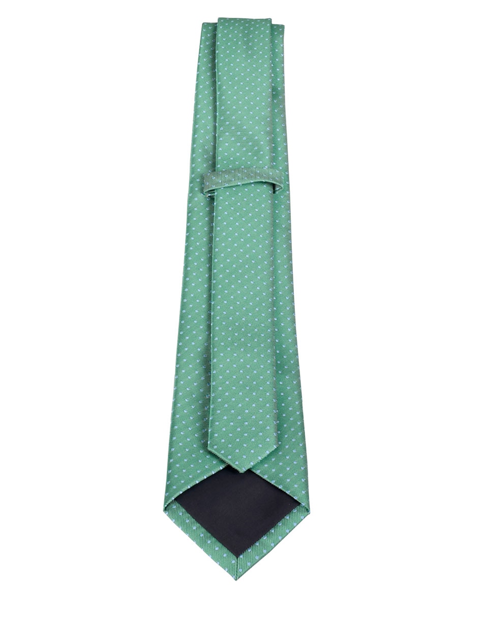 Corbata regular estampado lunares para hombre