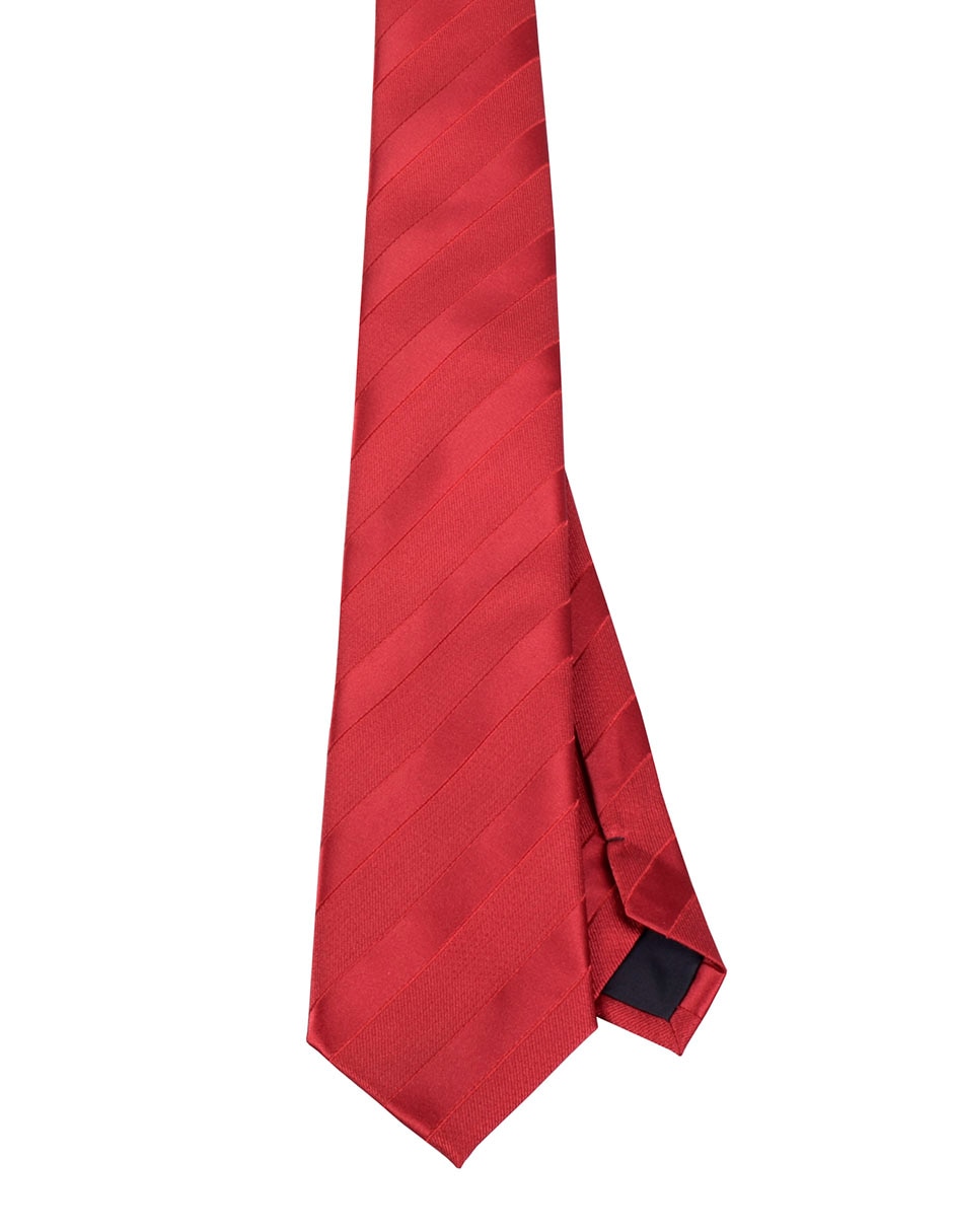 Corbata regular estampado a rayas para hombre