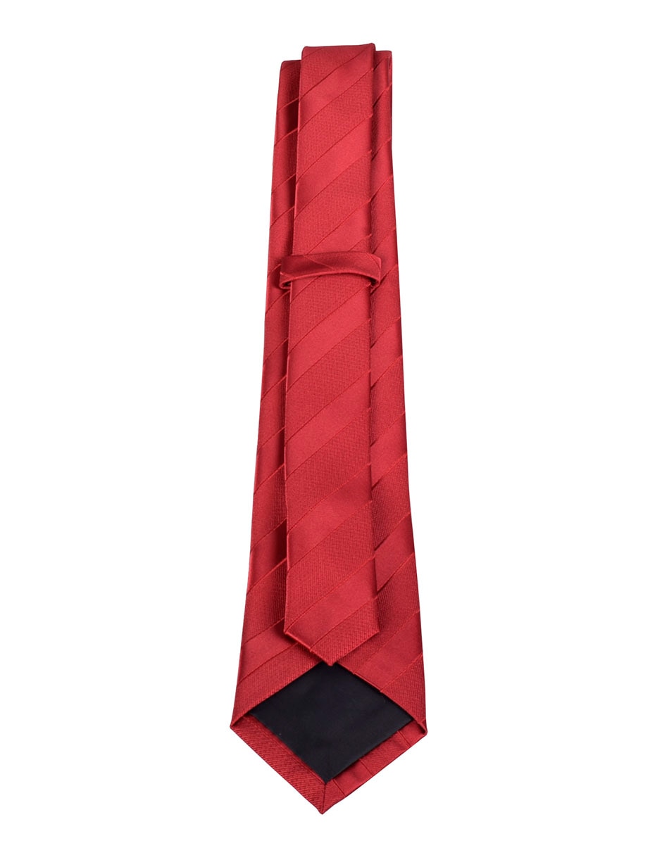 Corbata regular estampado a rayas para hombre 2