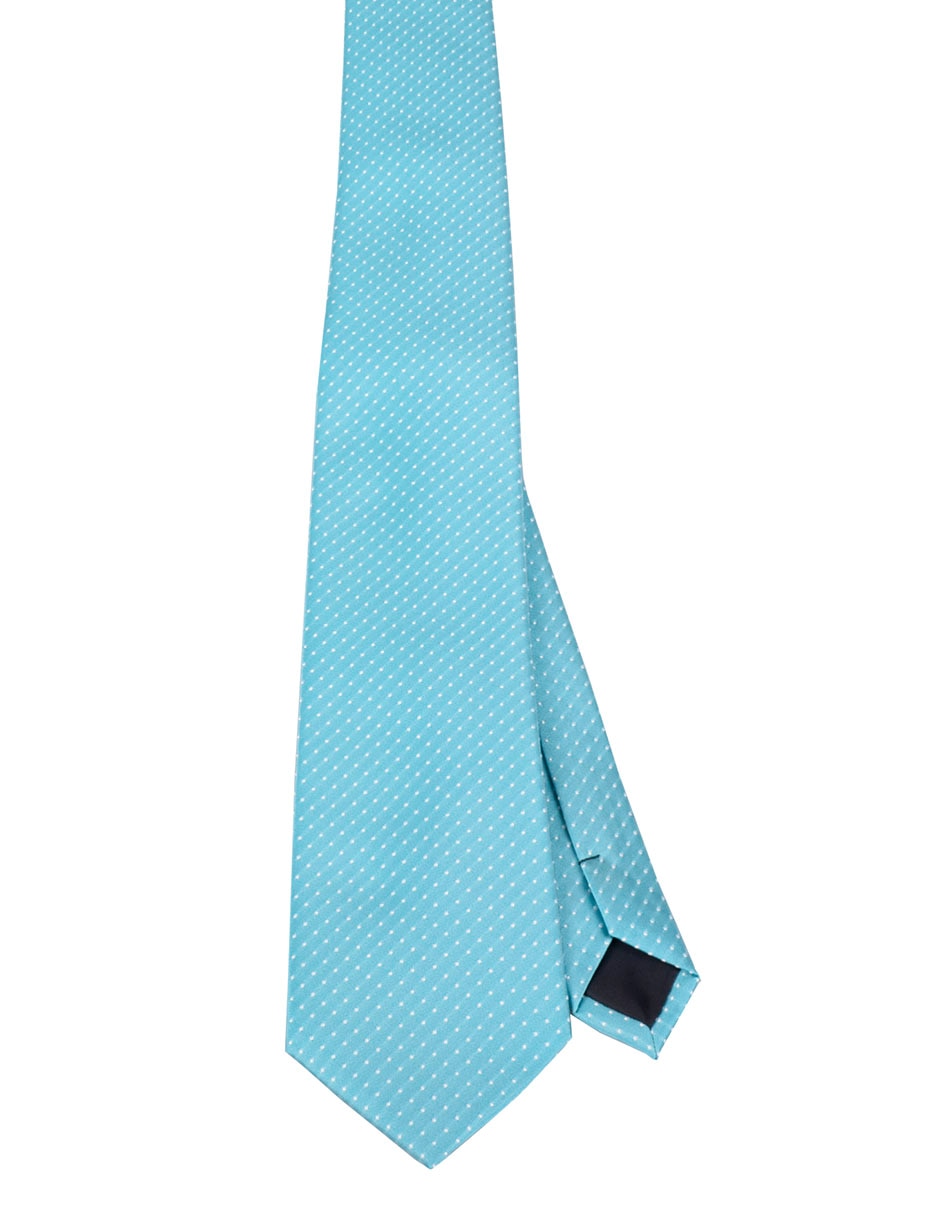 Corbata regular estampado lunares para hombre