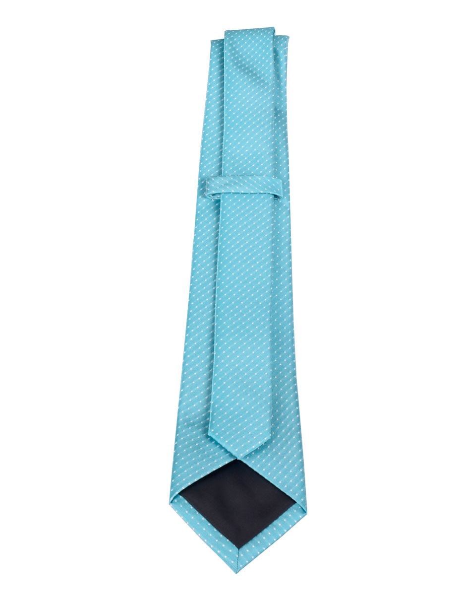Corbata regular estampado lunares para hombre