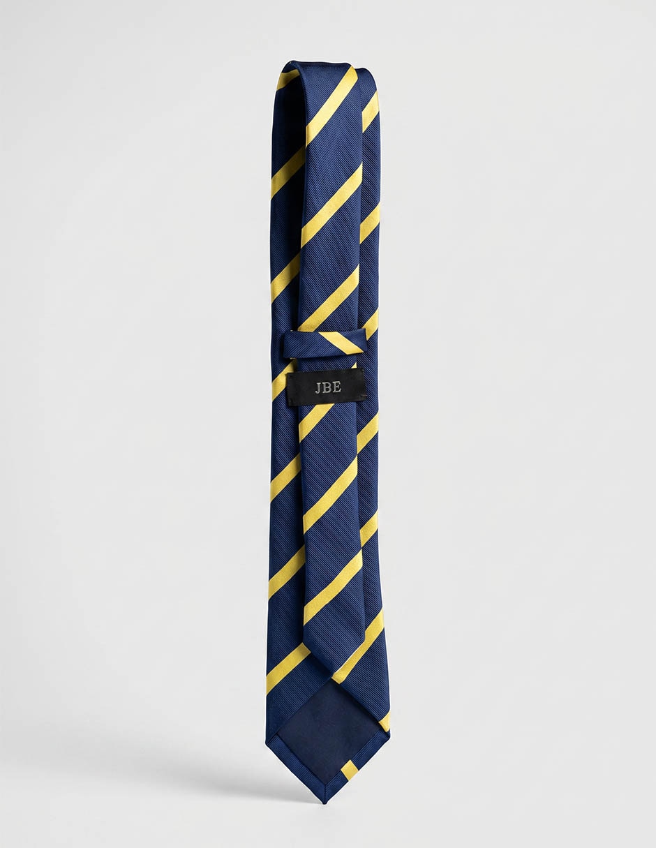 Corbata regular estampado a rayas para hombre