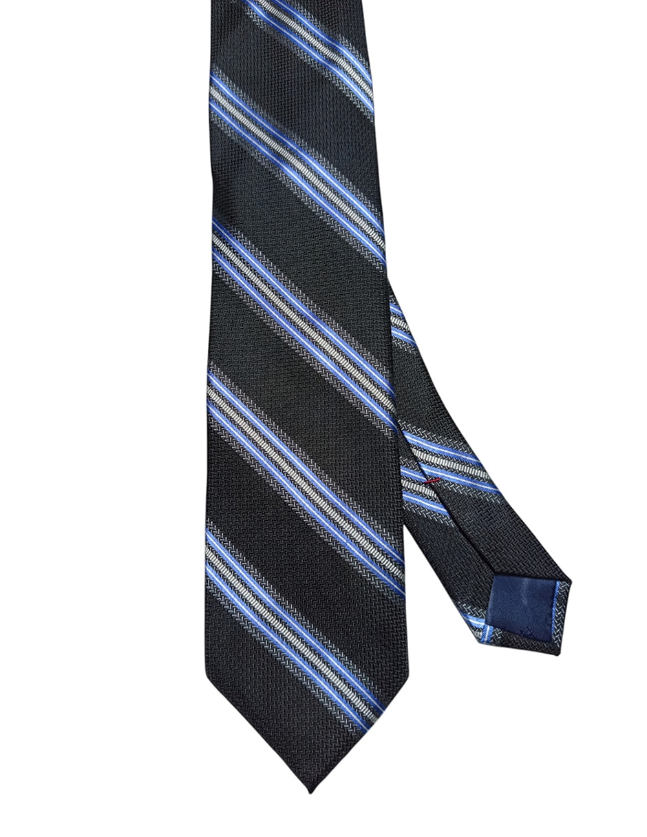 Corbata Hilfiger regular estampado a rayas para hombre 1