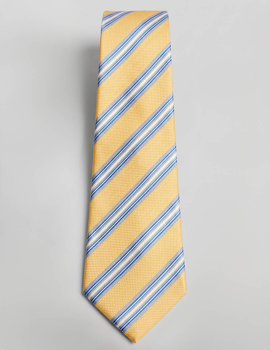 Corbata Regular de seda estampado a rayas para hombre Corbata Regular de seda estampado a rayas para hombre