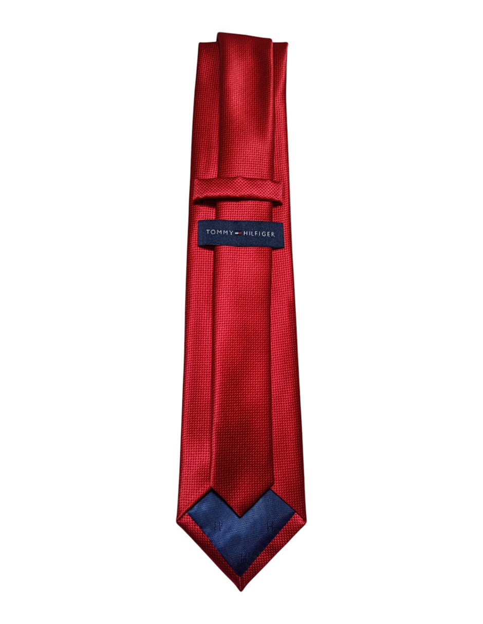 Corbata Tommy regular de seda para hombre