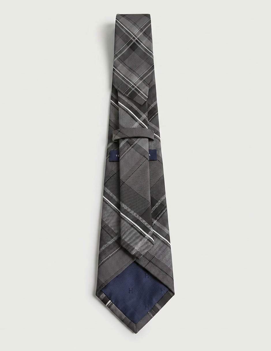 Corbata Hilfiger regular estampado a cuadros para hombre 2