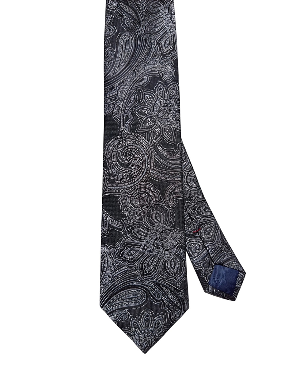 Corbata regular de seda estampado floral para hombre Corbata regular de seda estampado floral para hombre