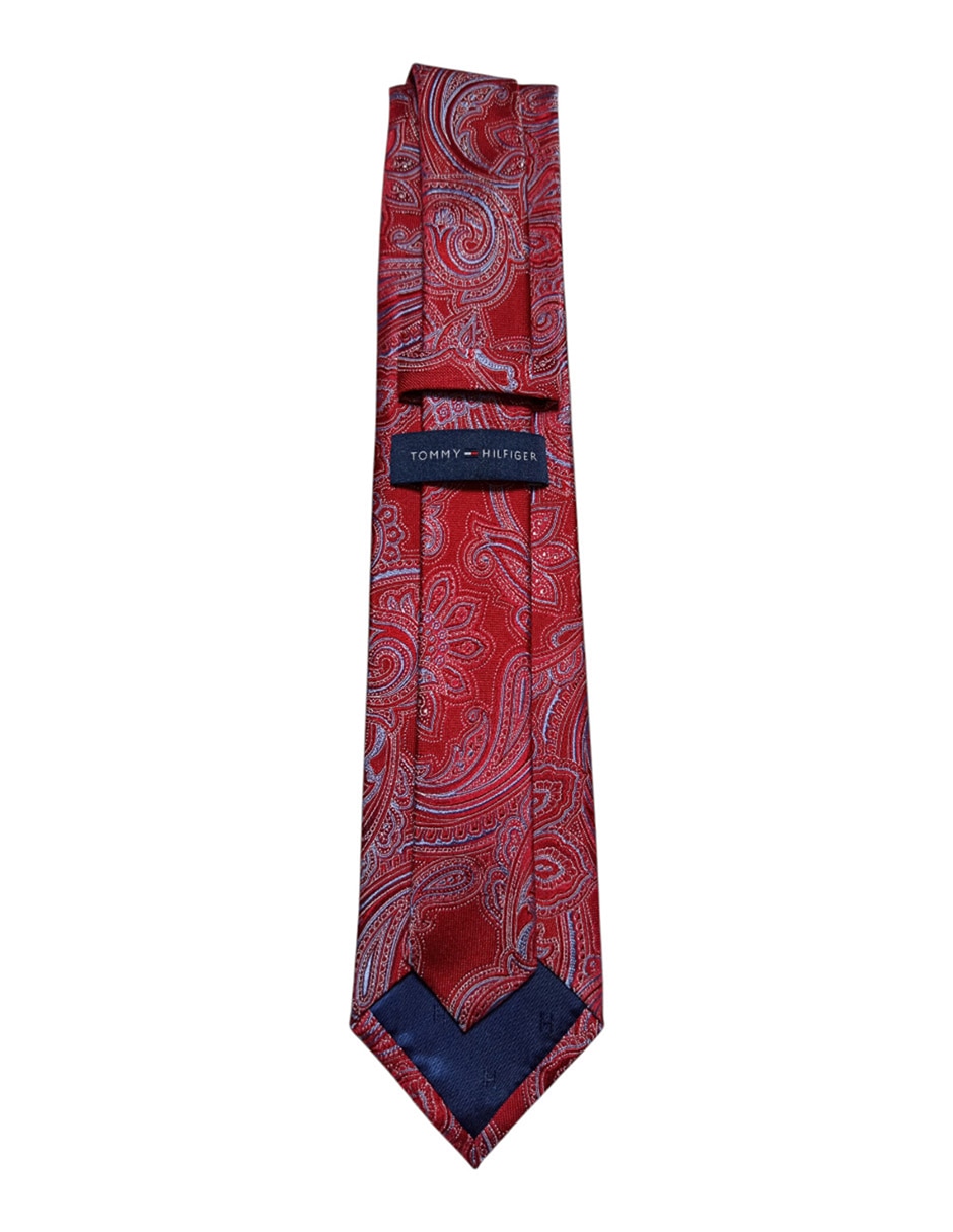 Corbata regular de seda estampado floral para hombre 3