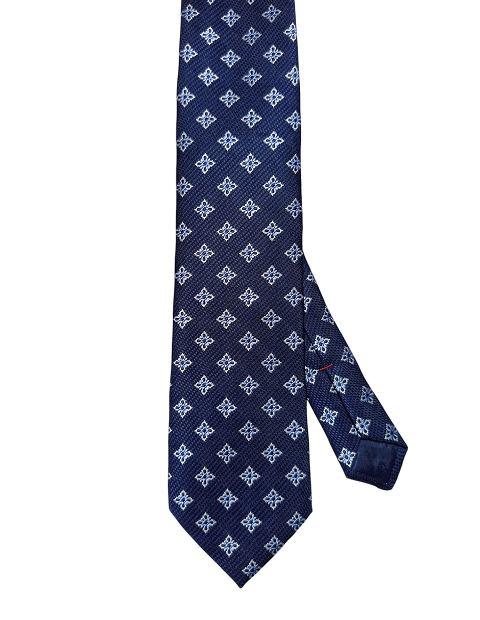 Corbata regular de seda estampado floral para Hombre
