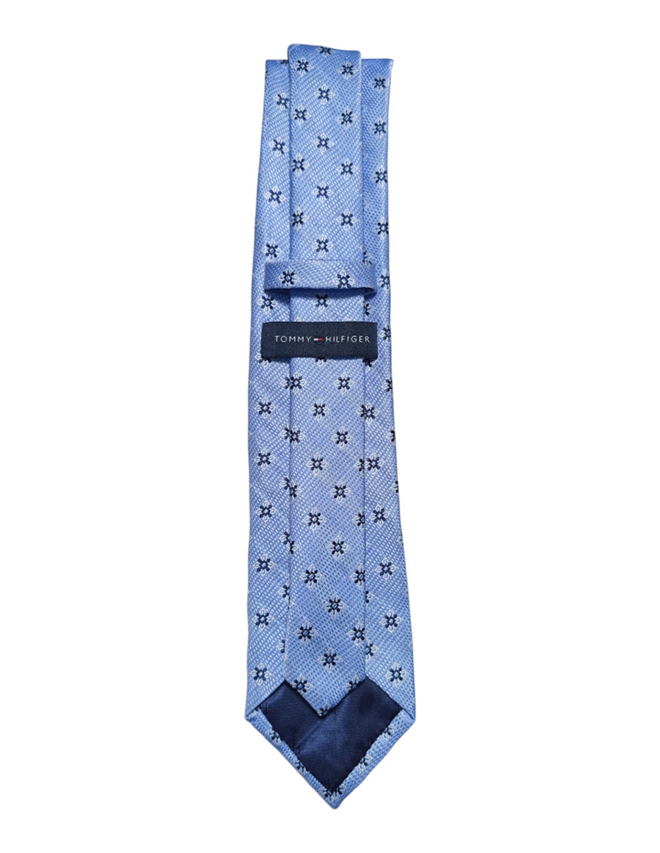Corbata Tommy regular de seda estampado floral para Hombre