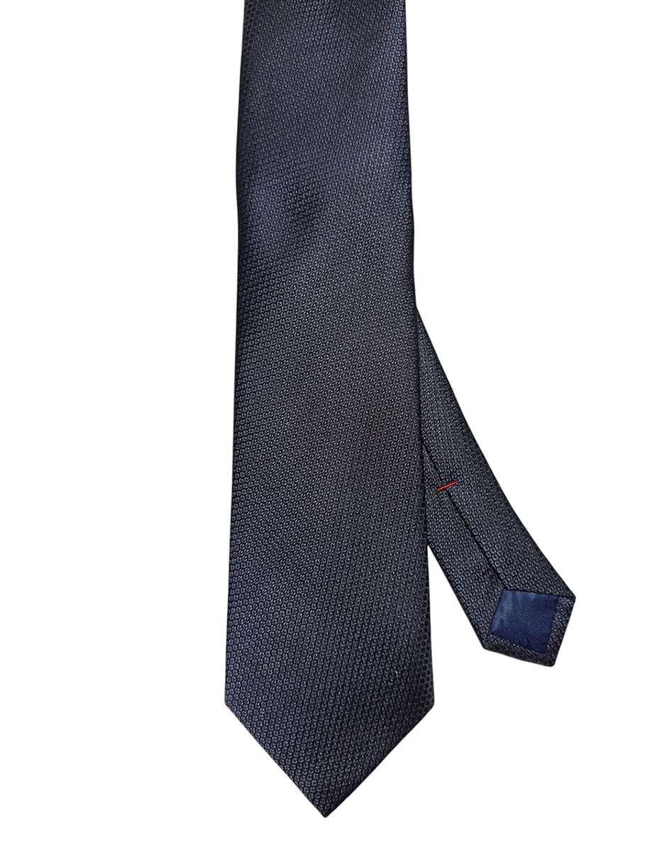 Corbata regular de seda estampado gráfico para hombre 1