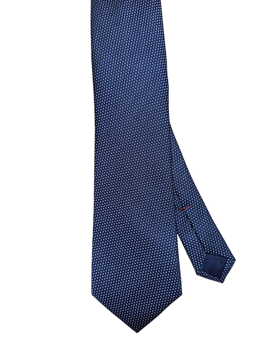 Corbata Tommy regular de seda estampado gráfico para hombre