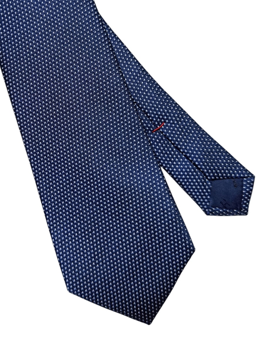 Corbata Tommy regular de seda estampado gráfico para hombre
