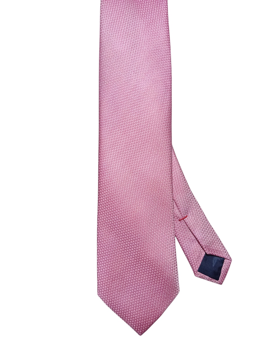 Corbata regular de seda estampado gráfico para hombre