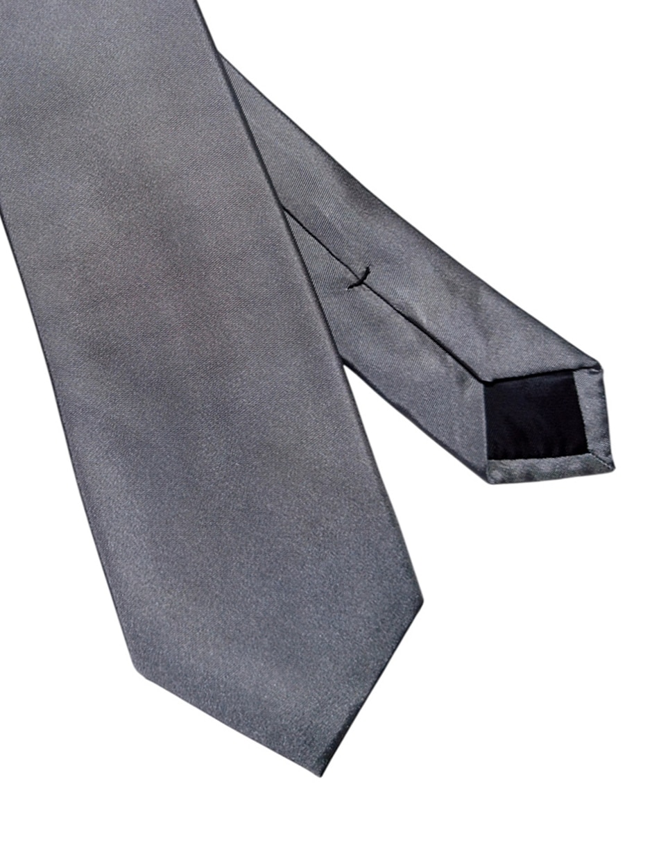 Corbata Ck regular de seda estampado liso para hombre