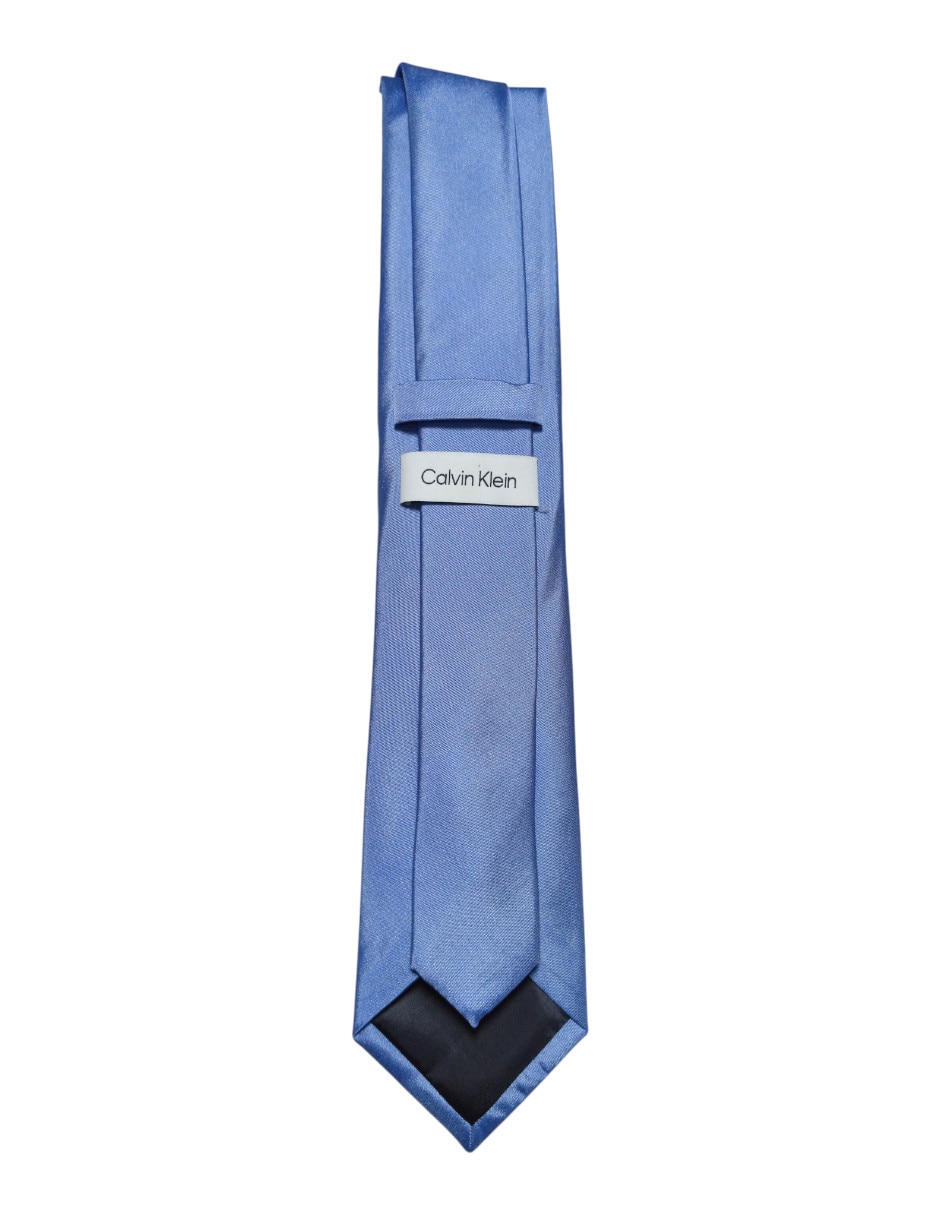 Corbata regular de seda estampado liso para hombre 2