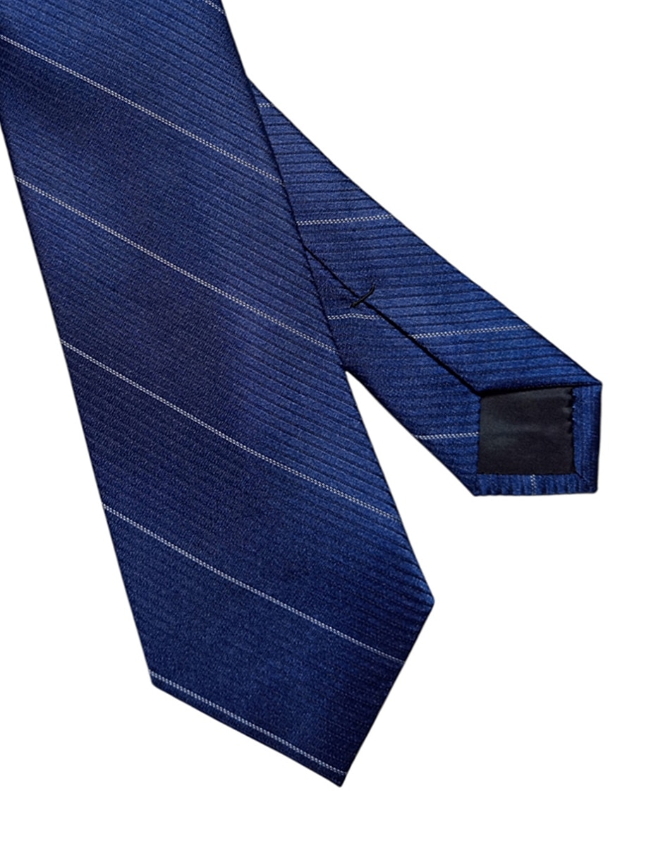 Corbata de seda estampado a rayas para hombre 3